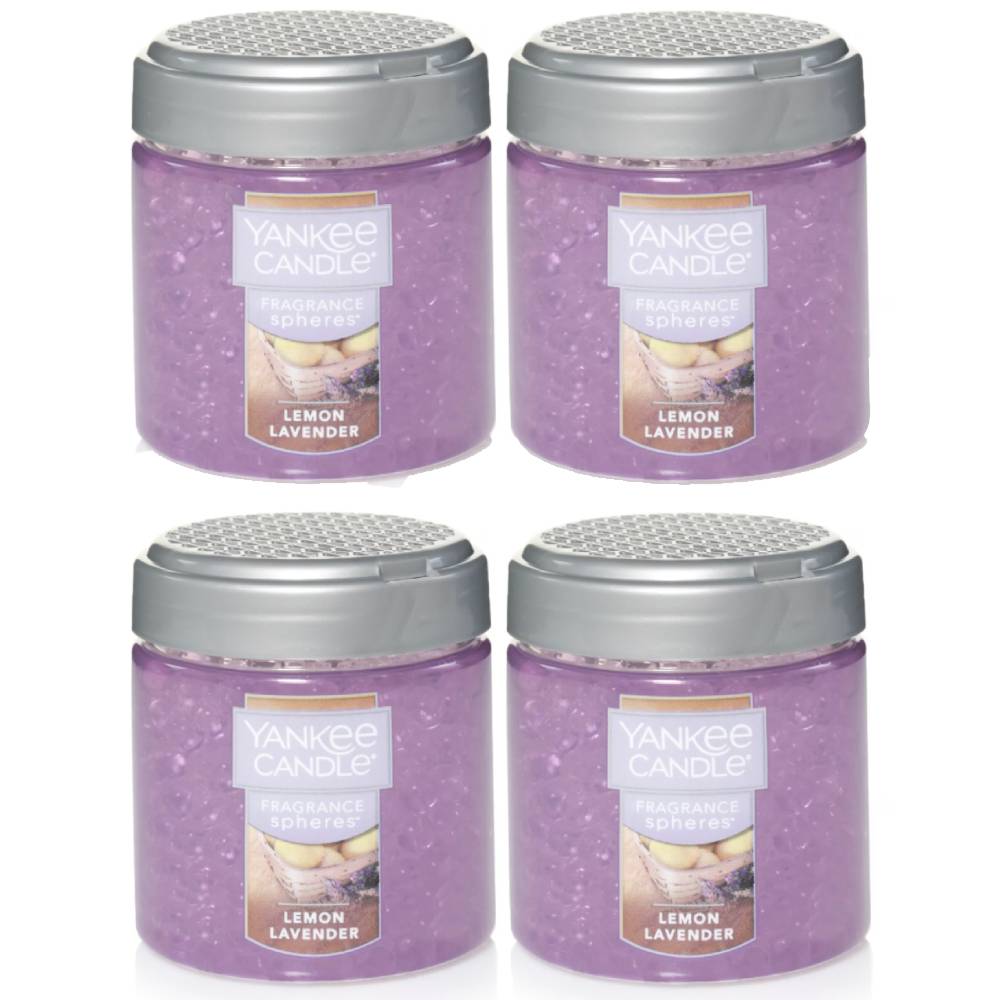 Yankee Candle Air Freshener Lemon Lavender Fragrance Spheres (Pack of 4