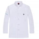 thumbnail image 1 of CHEF UNIFORM Uniform Cocina de manga larga Delantal con bolsillos delanteros Butcher Professional Home Supplies Sweat Bands for Grill Restaurant White l kenally LF000324-08, 1 of 7