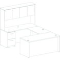 thumbnail image 3 of Lorell, LLR69383, Essentials Hutch with Doors, 1 Each, 3 of 18