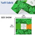 thumbnail image 7 of Dreamtimes St Patrick's Day Clover Cloth Napkins Set of 1, Oversized Washable Reusable Polyester Dinner Table Napkins for Family, Restaurant, Party Decor, 20"x 20", 7 of 7