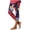 Red, variant on Stamzod Womens Capri Leggings High Waisted Cropped Yoga Pants Tummy Control Athletic Workout Leggings Navy B S