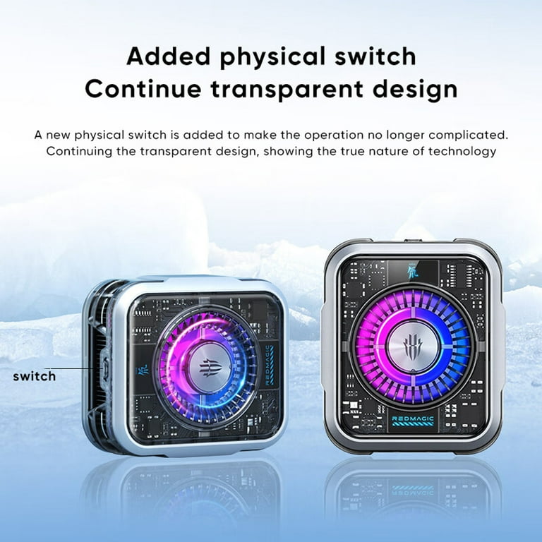 Redmagic Magnetic Cell Phone Cooler VC Liquid Cooler 5 Pro Cellphone Radiator Fan for Phone Gaming, Live Streaming Redmagic Magnetic Cell Phone Cooler VC Liquid Cooler 5 Pro Cellphone Radiator Fan for Phone Gaming, Live Streaming