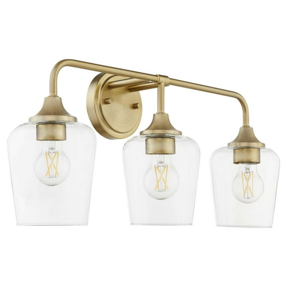 Quorum International 5313-3 Goodwin 3 Light 23" Wide Vanity Light - Brass