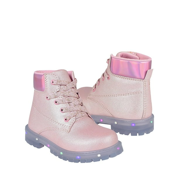 BOTINES NIÑA STYLO 18481 SIMIPIEL ROSA 15-17
