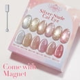 thumbnail image 4 of Set de esmaltes de uñas en gel Double Rhythm Cat Eye, 6 colores, 7,5 ml, 4 of 9