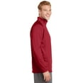 thumbnail image 3 of F243 Sport-Tek Sport-Wick 1/4-Zip Men's Fleece Pullover, 3 of 6