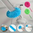 thumbnail image 2 of Telescoping Handle Ceiling Fan Duster Soft Microfiber Wet Dry Dual Use Cleaning Tool for Interior Roofs, 2 of 5