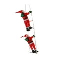 thumbnail image 4 of Adorno colgante Papá Noel Macarena trepador en escalera de cuerda 25 cm, 4 of 8