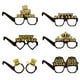 thumbnail image 1 of 12 piezas de gafas de feliz año nuevo 2025, decoraciones de feliz año nuevo 2025 - Gafas de año nuevo, decoraciones de Nochevieja, 1 of 5