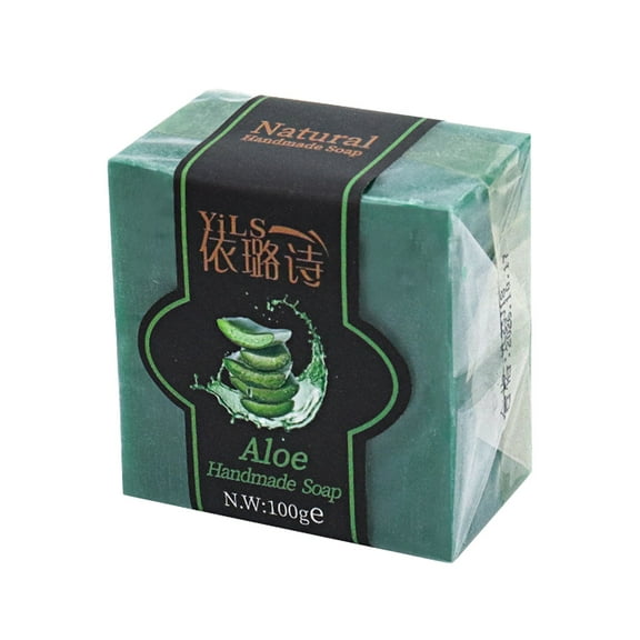 potrochi Aloe Vera Soap, Deep Cleaning Moisturizing Essential Oil Soap, Natural Plant Essential Oil Soap Bar, Moisturizes And Nourishes The Skin, Leaving Smooth And Supple, Non Stimuli