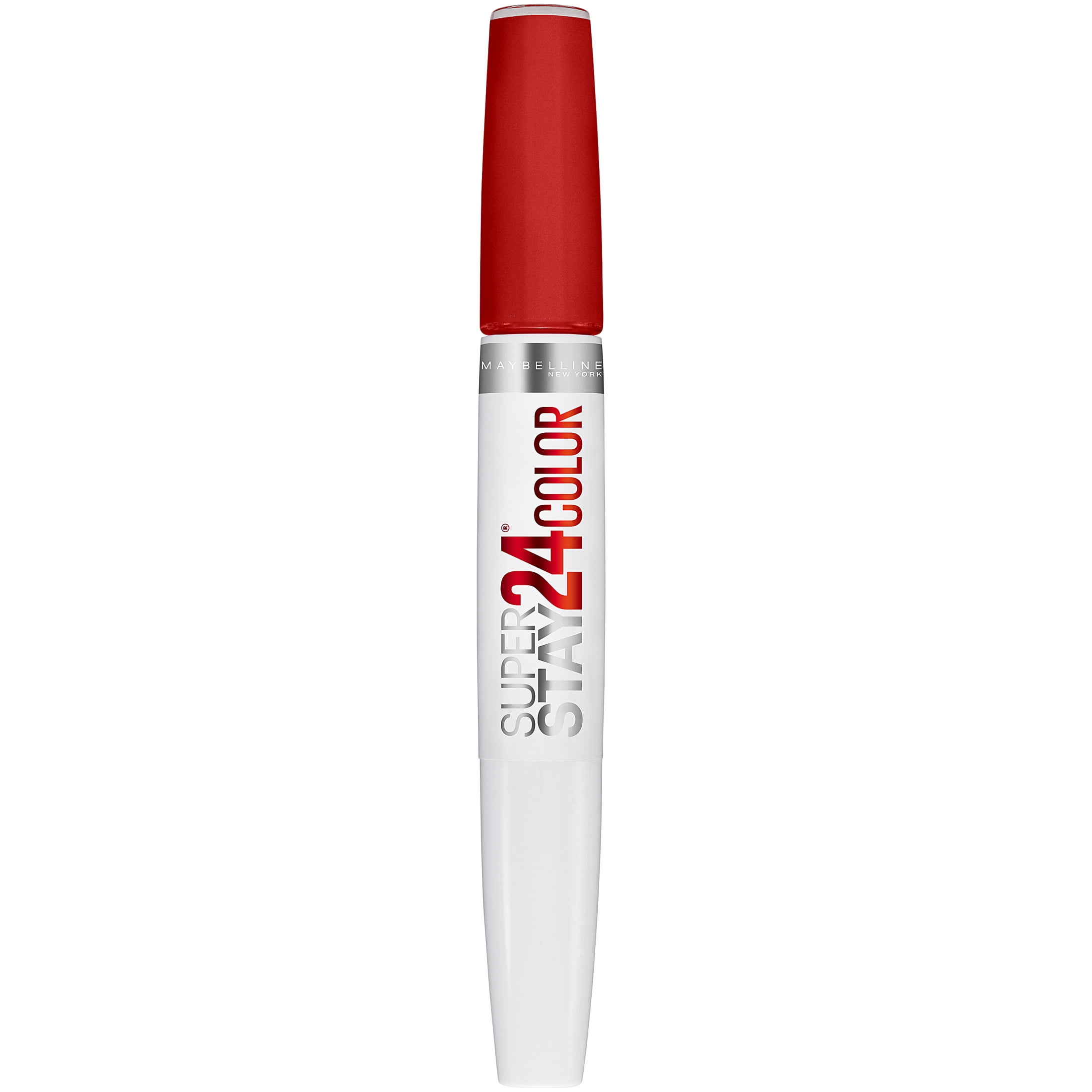 (2 pack) Maybelline SuperStay 24 2-Step Liquid Lipstick, Keep It Red