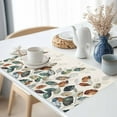 thumbnail image 3 of Fall Thanksgiving Placemats Set of 12 Blue Green Plants Eucalyptus Leaves Heat Insulated Linen Place Mats, Washable Stain-Proof Table Mats for Dining Tables Holiday Decor 13x19inch, 3 of 9