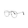 thumbnail image 1 of The One Who Knocks Clear Rectangular Aviator Lens Glasses, Silver, 1 of 2