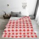 thumbnail image 5 of Balery Checkered Christmas With Snowflakes Manta de Felpa Suave y Acogedora – Cobija de Franela Aterciopelada para Cama, Lavable y Cálida para Sofá, Mascotas, Transpirable-50"x40", 5 of 7
