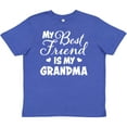 thumbnail image 3 of Inktastic My Best Friend is My Grandma with Hearts Youth T-Shirt, 3 of 5