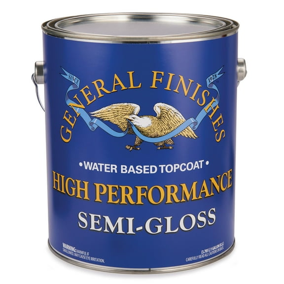 General Finishes, High Performance Polyurethane Topcoat, Semi-Gloss, Gallon