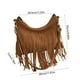 thumbnail image 3 of Bolso de hombro con borlas para mujer para desplazamientos al trabajo - Bolso casual de nylon cruzado con flecos para uso diario, 3 of 6