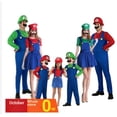 thumbnail image 2 of Disfraces De Halloween Mario Louis Brothers Para Niños cosplay De Anime Para Adultos, 2 of 4