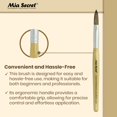 thumbnail image 3 of Bálsamo labial gigante Poppy & Pout Wild Honey | Todos los bálsamos labiales y humectantes naturales | Hidrata con cera de abejas, vitamina E, aceite de coco orgánico | Libre de crueldad | Bálsamo Lab, 3 of 5