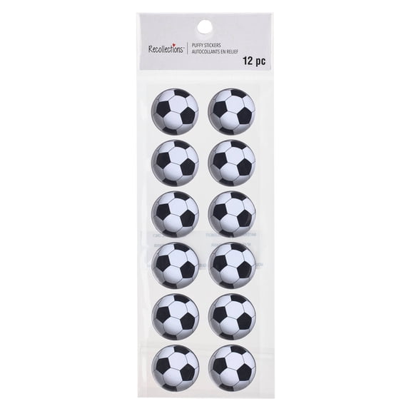 Recollections Soccer Ball Repeats Stickers, 12 Packs: 12 ct. (144 total)