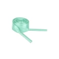 thumbnail image 1 of INSPIRE CHIC Unisex Solid Color Flat 0.4'' Wide Ribbon Shoelaces 2 Pairs 80cm/31.5" Turquoise, 1 of 6