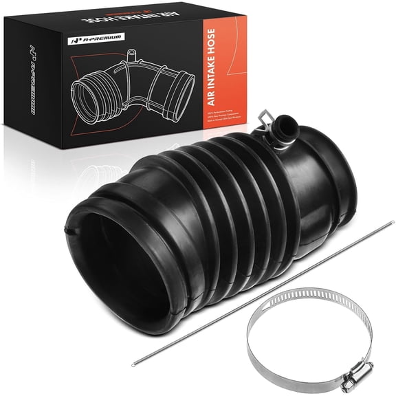 A-Premium Engine Air Intake Hose Tube W/Clamps [fits SOHC, 6Cyl 3.5L] Compatible with Acura RL 2005 2006 2007 2008, Air Cleaner To Engine, Replace# 17228RJAA01