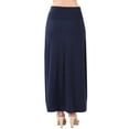 thumbnail image 3 of KOGMO Womens Classic Maxi Skirt with Foldable Wide Waistband (S-3X), 3 of 6