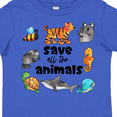 thumbnail image 4 of Inktastic Save All the Animals- Cute Boys or Girls Toddler T-Shirt, 4 of 5