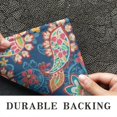 thumbnail image 6 of Bohemian Retro Floral Non-Slip Entryway Door Mat,Boho Indoor Decor Durable Low Plush Door Mat,Washable Welcome Rug for Patio Hallway Home Decor 17x30 Inches, 6 of 7