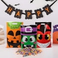 thumbnail image 6 of Joyfy 72 Pcs Halloween Bags,Halloween Treat Bags Plastic Trick or Treat Creepy 6 Designs for Kids Halloween Candy Bags,Classroom Goody Bags, 6 of 10