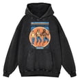 thumbnail image 3 of Sudadera con capucha retro desgastada para hombre, ropa informal holgada de gran tamaño, con capucha, para educación física, 100 % algodón, para otoño, 3 of 5
