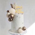 thumbnail image 4 of Decoración Para Tarta Con Bolas De Color Caqui, Decoración Para Tarta De Hierba Bohemia, Bolas De Perlas De Oro Blanco Y Caqui, Decoraciones Para Tartas De Feliz Cumpleaños Para Bodas, Baby Shower, Cu, 4 of 5