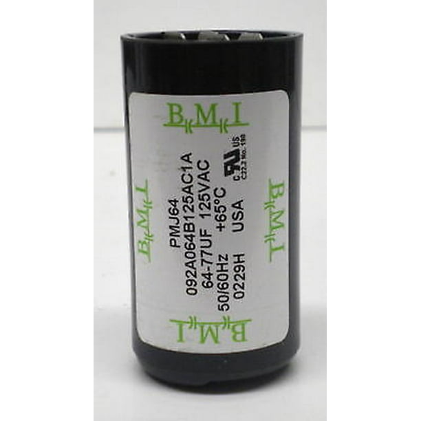 Packard Pmj64 Motor Start Capacitor 64 77 Mfd Uf 110 125 Vac Walmart Com Walmart Com