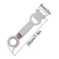 thumbnail image 5 of 4-in-1 Manual Jar Opener | Bear Motif Multi Lid Remover for Bottles, Cans, Screw Lids | Ergonomic Stainless Steel Grip | 2pc Set | 7.9 in for Kitchen, Seniors, Arthritis, 5 of 8
