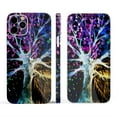 thumbnail image 3 of DesignSkinz Inverted Abstract Colorful WaterColor Vivid Tree Full-Body Skin Decal Wrap Cover for iPhone 16 Pro, 3 of 9