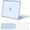 Air Blue, variant on Mosiso for MacBook Air 13 inch Case 2025-2022 M4 A3240 M3 A3113 M2 A2681, Anti-Cracking Heavy Duty TPU Bumper Plastic Hard Case&Keyboard Skin&Screen Film for MacBook Air 13.6,Pink