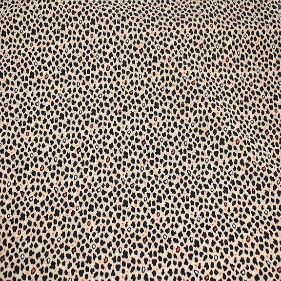 Taupe with Black 58" Wide Printed 100% Polyester Moroccan Fabric by The Yard-No Stretch-Ideal for Apparel, Skirts, Dresses, Headbands, Accessories, Home Decor & DIY Projects,