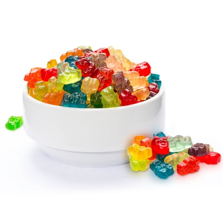ALBANESE WORLD’S BEST 12 FLAVOR GUMMI BEARS, 5LBS, VALUE SIZE, GLUTEN-FREE