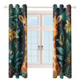 thumbnail image 3 of Forest Giraffe (2) Curtains Aesthetic Envrionmental Friendly Picture, Living Room Bedroom Window Drapes 2 Panel Set, 3 of 5