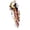 Witch, variant on Midnight Raven Halloween Decorative Light, Gothic Moon & Star Crystal Tassel Hanging Lamp for Wall & Door
