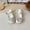 Beige, variant on Silver Rhinestone Bow Girls' Clogs for Summer Outdoor Wear, Soft Sole Closed-Toe Sandals, Popular Parent-Child Beach Shoes, Comfortable and Versatile