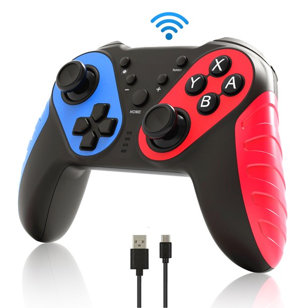 Eeekit Switch Controller For Nintendo With Amibo Function Wireless Switch Controller For Nintendo With Turbo Motion Control Dual Shock For Nintendo Switch Controller Walmart Com Walmart Com