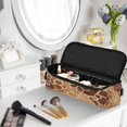 thumbnail image 5 of Hair Tools Storage with Heat Resistant Mat- Giraffe Skin Pattern Printed Curling Iron Travel Bag/Flat Iron Case for Women, 5 of 8