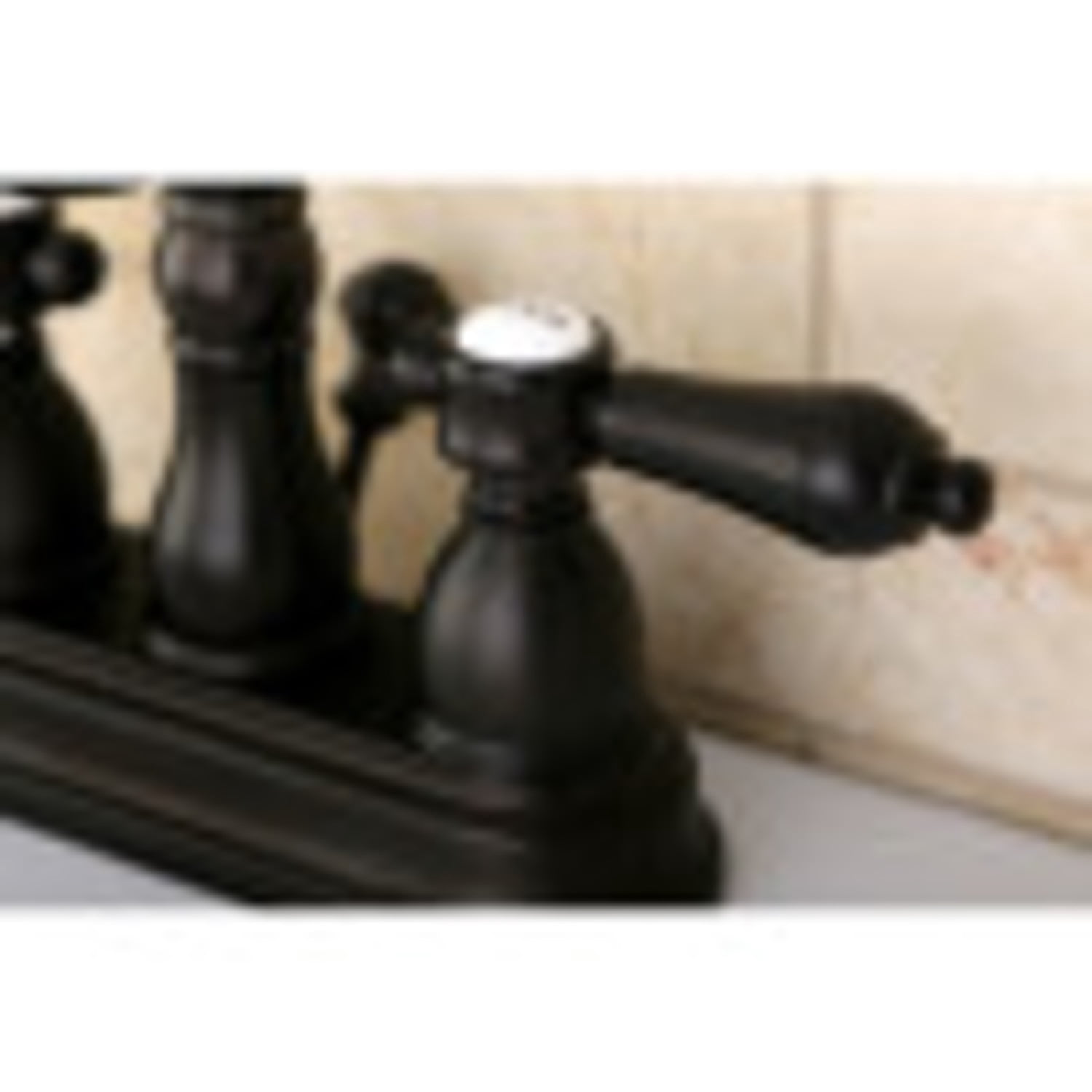Kingston Brass KS1605BAL 4 in. Centerset Bathroom Faucet, Oil Rubbed Bronze