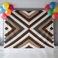 Aztec Bohemian Photography Backdrop 8x6FT, Modern Neutral Wooden ...