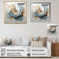 thumbnail image 4 of Designart "Whispering Flow" Abstract Spirals Floater Framed Canvas Print, 4 of 7