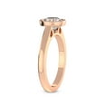 thumbnail image 3 of 3 Carat | IGI Certified Oval Shape Lab Grown Diamond Engagement Ring For Women | 14K Rose Gold | Lab Created Bezel Set Solitaire Diamond Engagement Ring | FG-VS1-VS2 Quality, 3 of 5