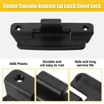 thumbnail image 4 of Center Console Lid Latch Armrest Lid Latch Cover 58908-50040 for Lexus LS430 2001-2006 Plastic Black, 4 of 6