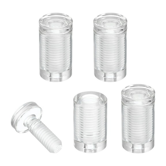 4Pcs Sign Standoff Screws, 3/4" x 1-7/16" Acrylic Wall Standoff Mount Hardware Advertising Glass Standoff Nail Acrylic Nail for Hanging Acrylic Picture Frame Panel Sign