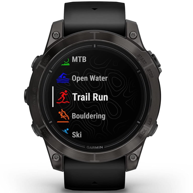 GARMIN, Epix Pro (Gen 2), Sapphire, 47mm, Carbon Gray DLC Titanium